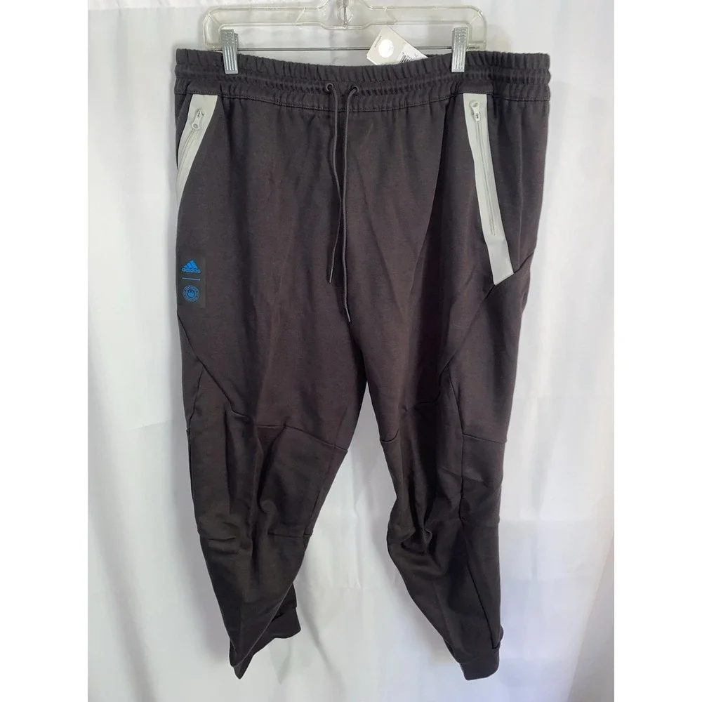 NWT Adidas Charlotte FC Travel Pants MLS Soccer Mens 2XL